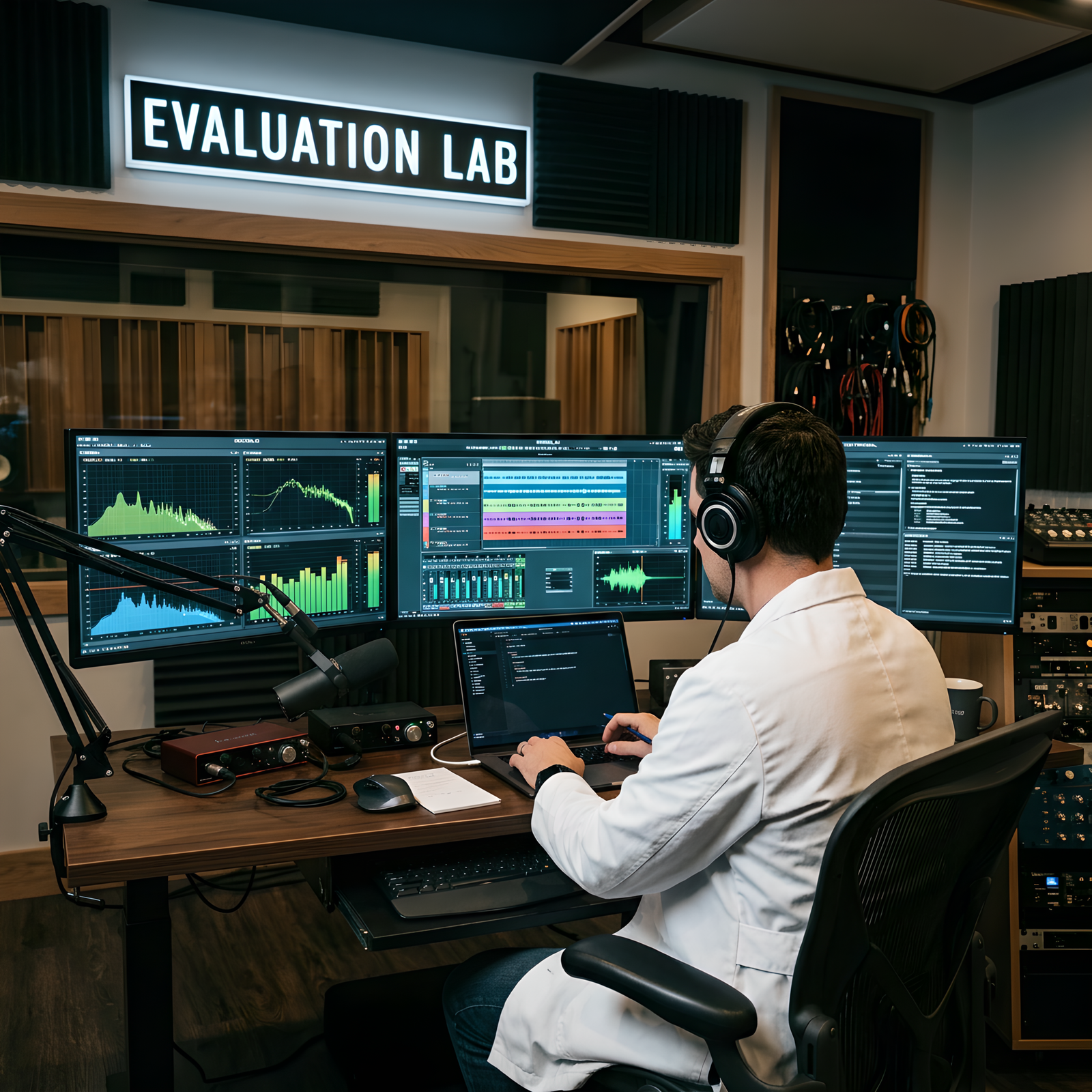 pronunciation examiner at work